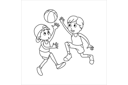 Coloriage Sport35 – 10doigts.fr